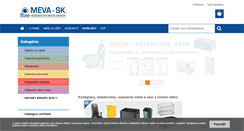 Desktop Screenshot of mevako.sk