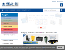 Tablet Screenshot of mevako.sk